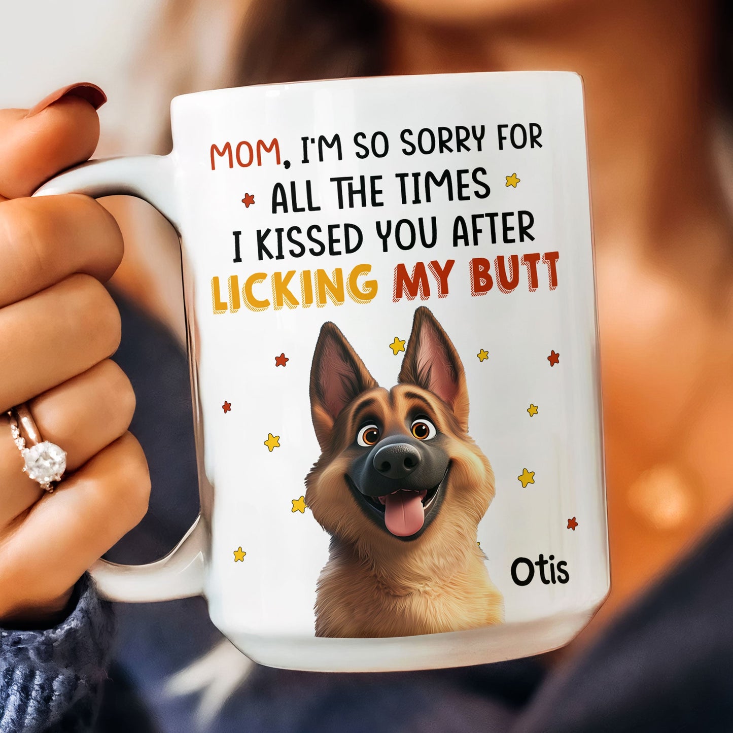 I Kissed You After Licking Butt - Personalized Mug