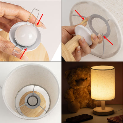 I Wish You Lived Next Door - Personalized Fabric Lamp