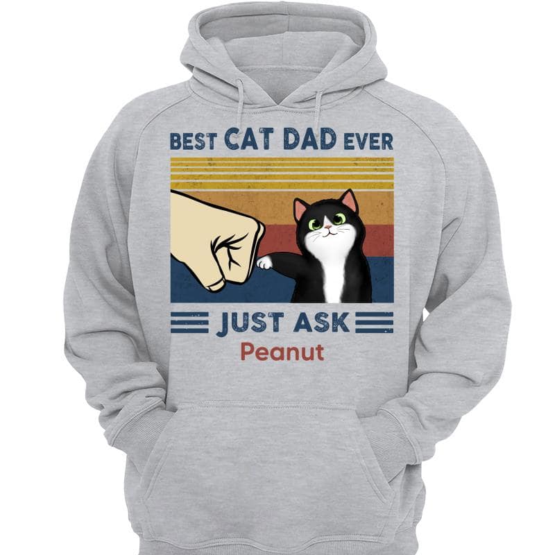 Best Cat Dad Ever - Personalised Father's Day Gift | Premium Quality T-Shirt