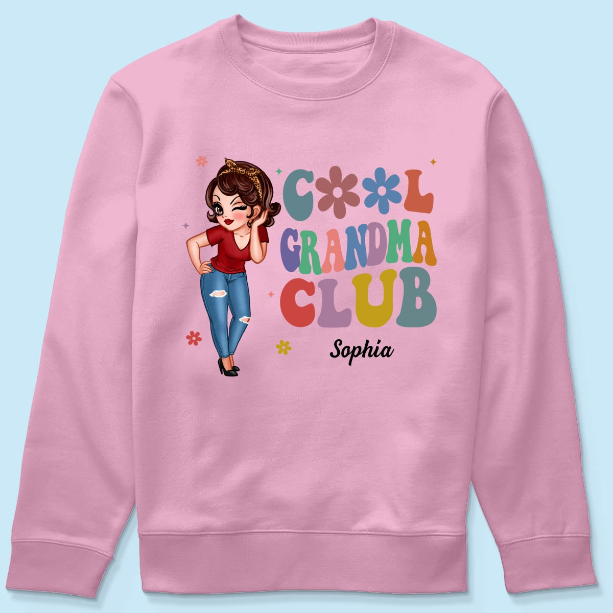 Cool Grandma Club Pretty Woman Personalized Shirt