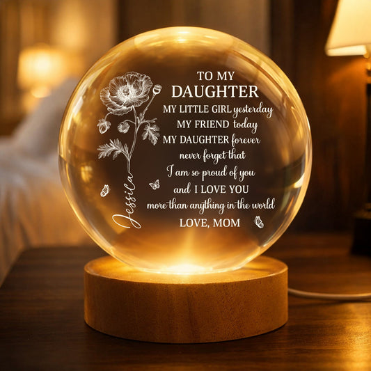 I Am So Proud Of You And I Love You Gift For Daughter - Personalized Night Light