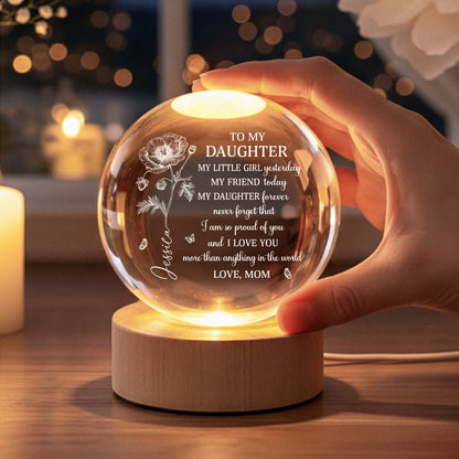 I Am So Proud Of You And I Love You Gift For Daughter - Personalized Night Light