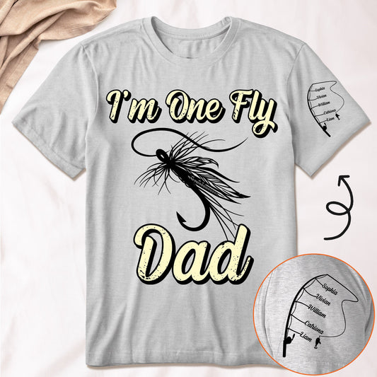 Father's Day Gifts, I'm One Fly Dad - Personalized Shirt