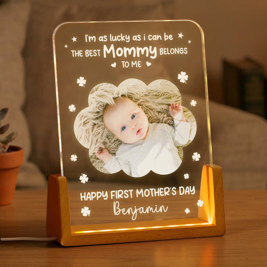 I'm As Lucky As Can Be - Personalized Night Light