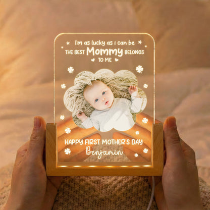 I'm As Lucky As Can Be - Personalized Night Light