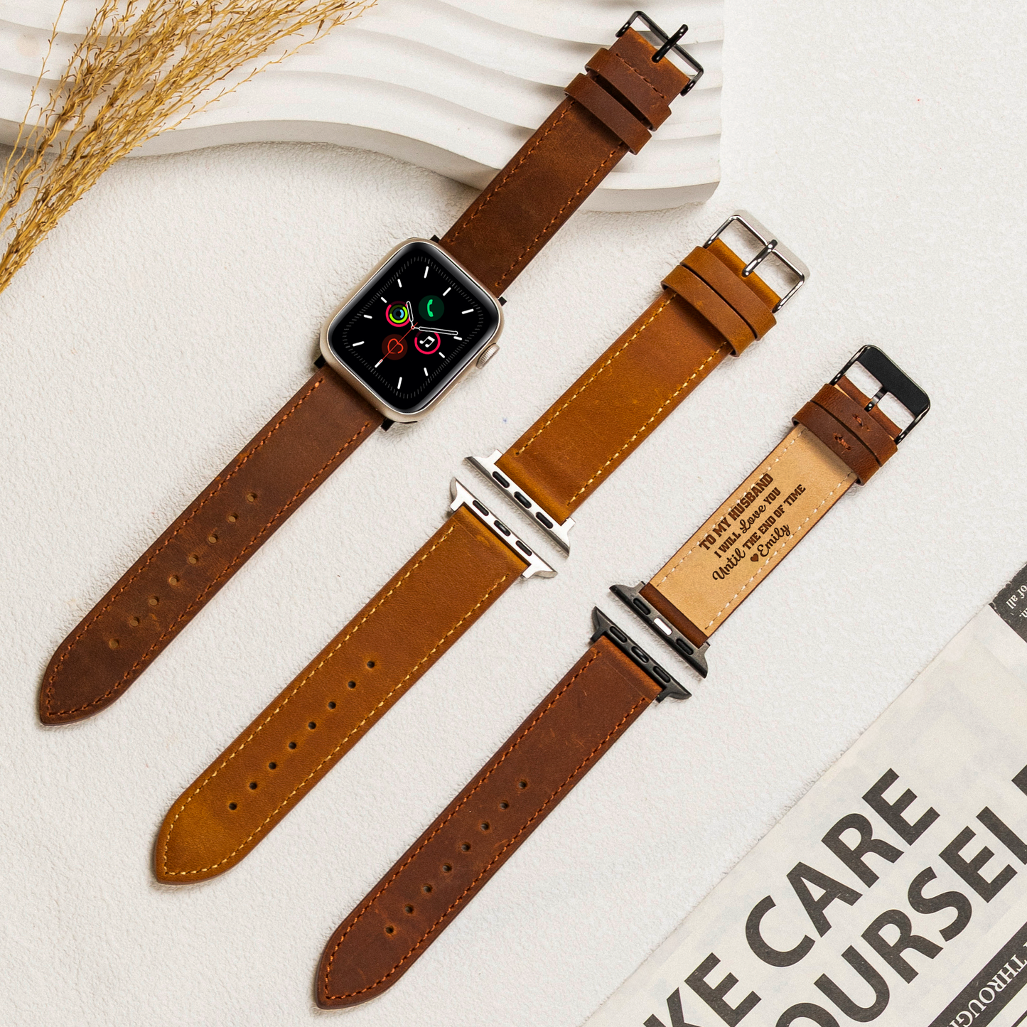 I Will Love You Until The End Of Time - Personalized Watch Band