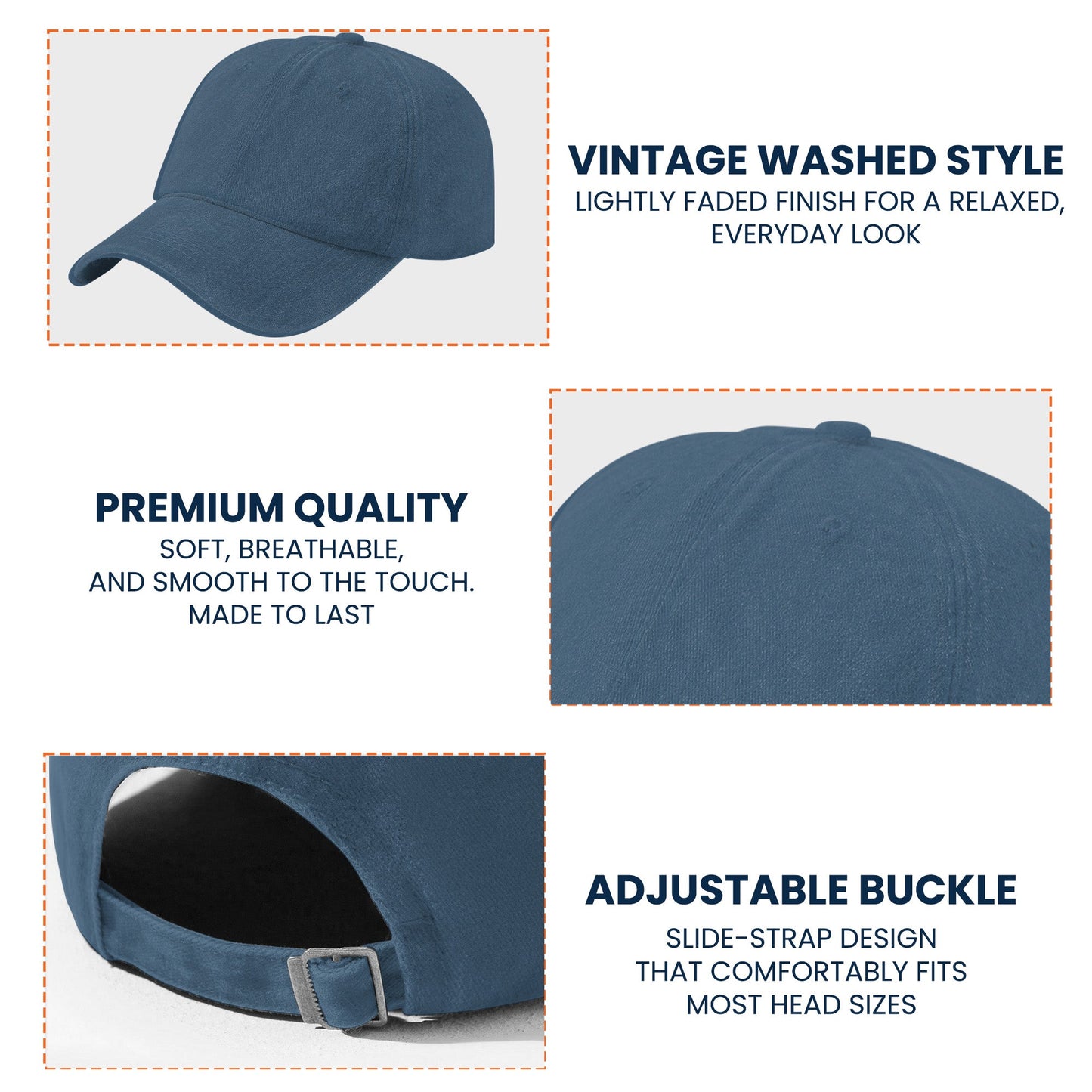 I'm That Legendary Everyone Is Talking About - Personalized Distressed Denim Cap