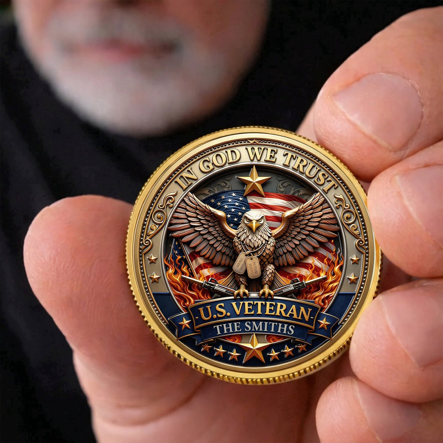 In God We Trust 250 Years Of Blessings - Personalized Coin