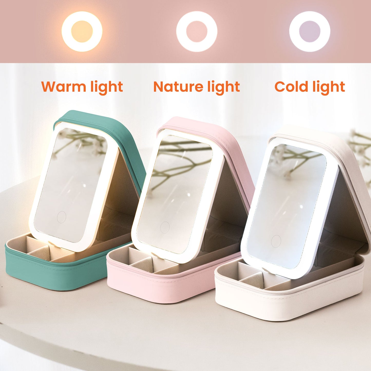 It Takes A Long Time To Grow An Old Friend - Custom Makeup Box With LED Mirror