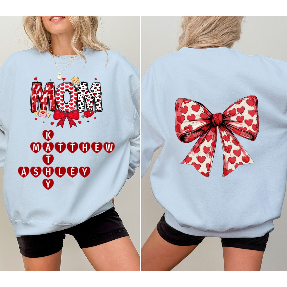 Grandma Nana Mimi  Gift Personalized Double Sided Sweatshirt