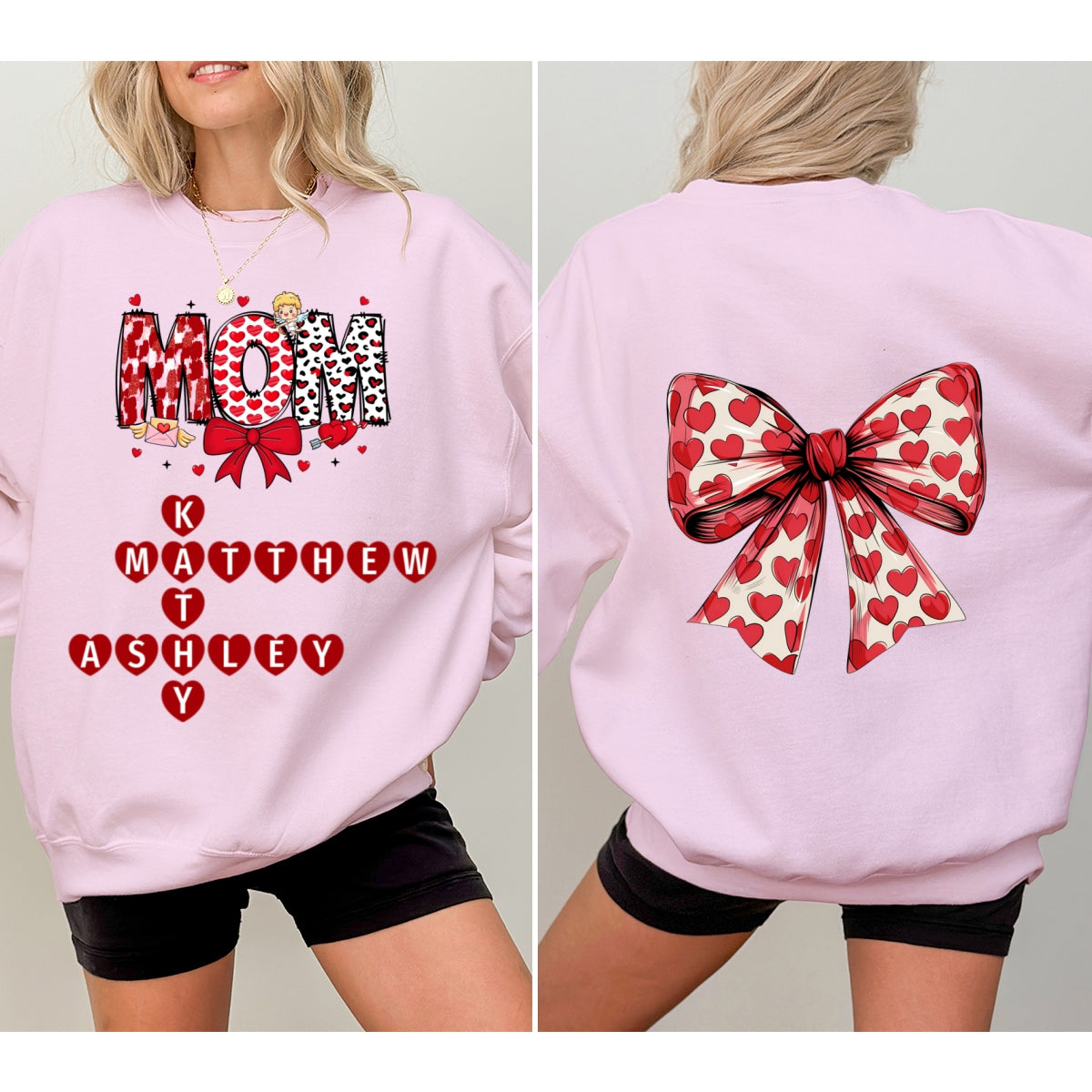 Grandma Nana Mimi  Gift Personalized Double Sided Sweatshirt