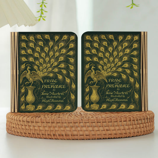 Jane Austen Old Book Cover - Personalized Book Lamp