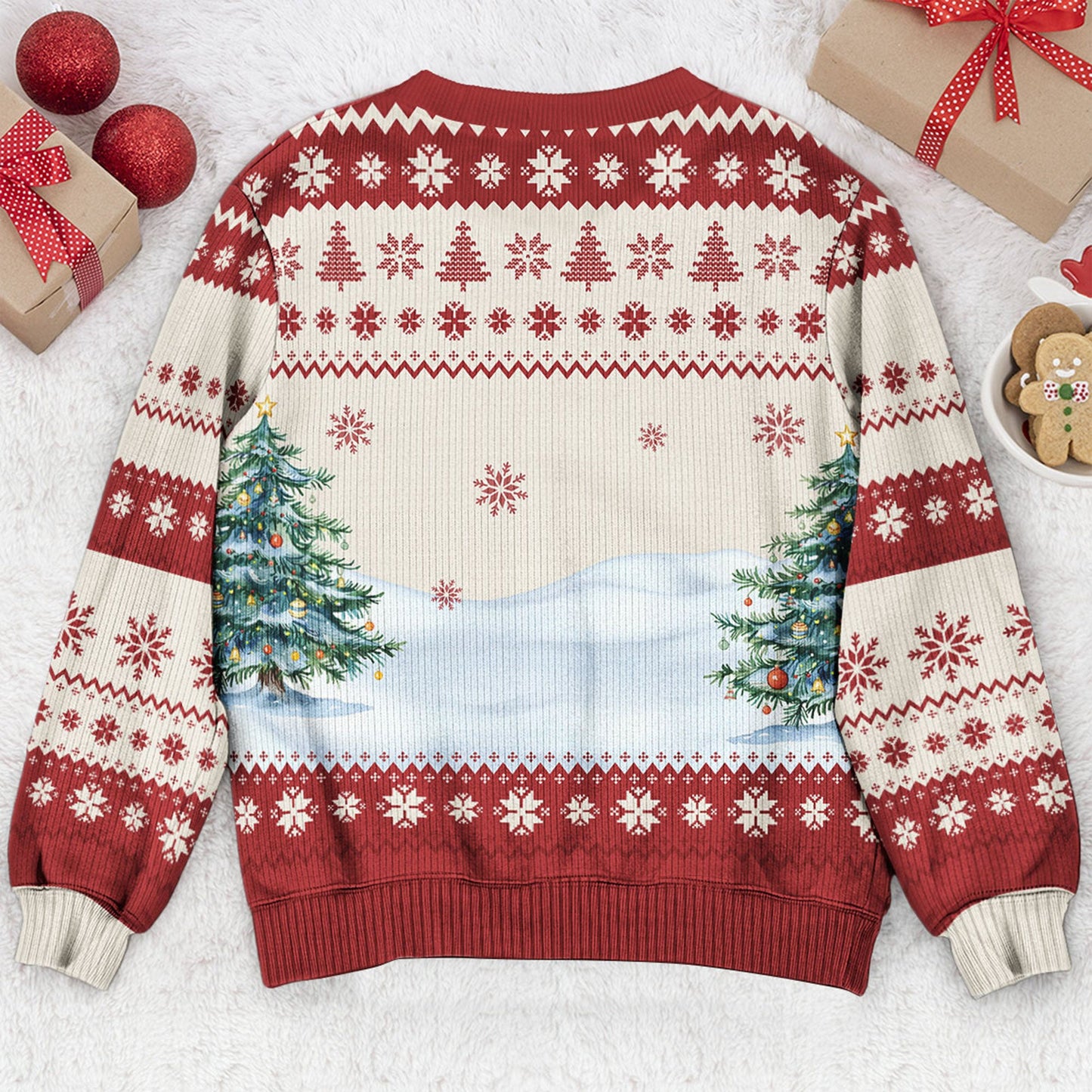 Kid Name Alphabet - Personalized Ugly Sweater