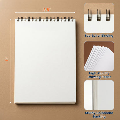 Kid Pattern With Custom Name - Personalized Sketch Book