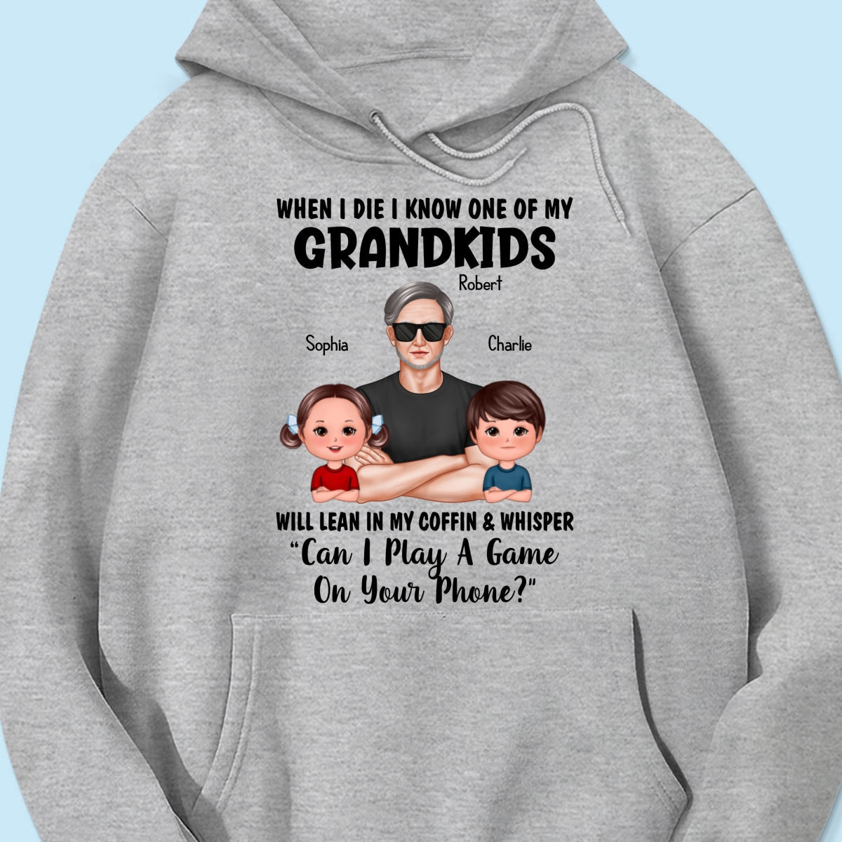 Funny Shirt For Grandpa Man And Kids Personalized Shirt