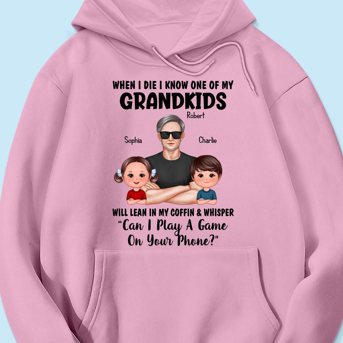 Funny Shirt For Grandpa Man And Kids Personalized Shirt