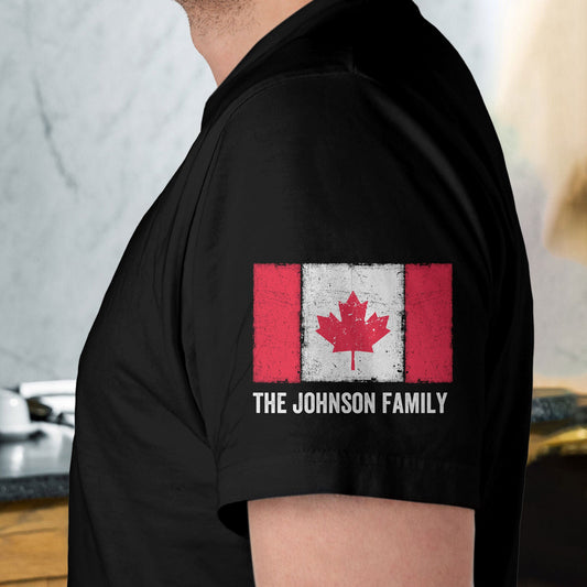 Father's Day Gifts, Legend, Husband, Dad And Grandpa - Canada Flag Version - Personalized Shirt