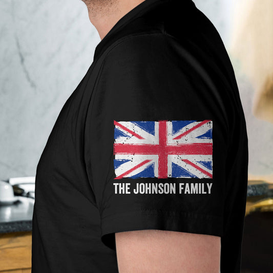 Father's Day Gifts, Legend, Husband, Dad And Grandpa - UK Flag Version - Personalized Shirt