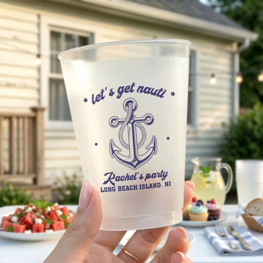 Let's Get Nauti, Party Cup - Personalized Cups