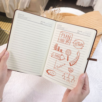 Letters To Loved One In Heaven - Personalized Leather Journal