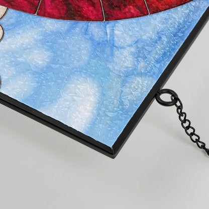 Love Is Love - Personalized Stained Glass Suncatcher