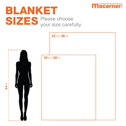 Mamabear Flower - Personalized Woven Blanket