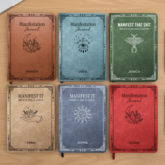 Manifestation Journal - Personalized Leather Journal