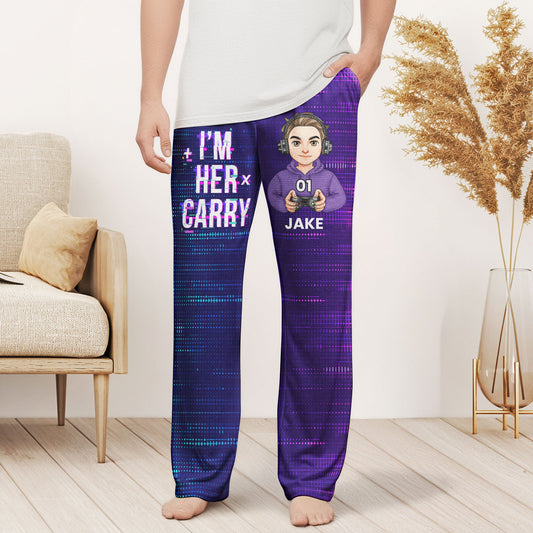 Matching Gaming Couples Player 01 02 For Gamer Lovers - Personalized Lounge Pants With Pockets
