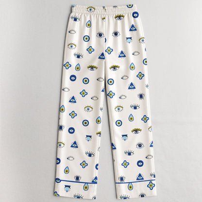 May All The Evil Eyes In My Life Go Blind - Personalized Satin Pajama Pants