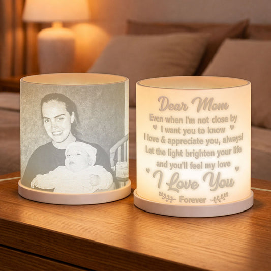 Mom, Let The Light Brighten Your Life - Personalized Night Light