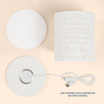 Mom, Let The Light Brighten Your Life - Personalized Night Light
