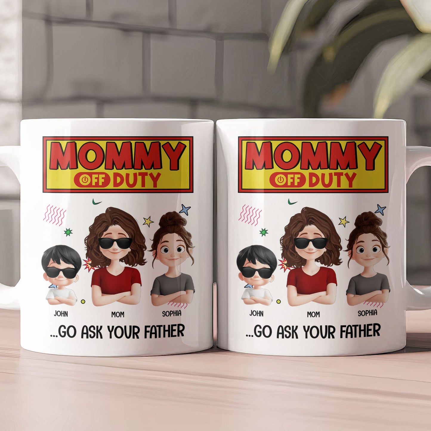 Mommy Off Duty - Personalized Mug