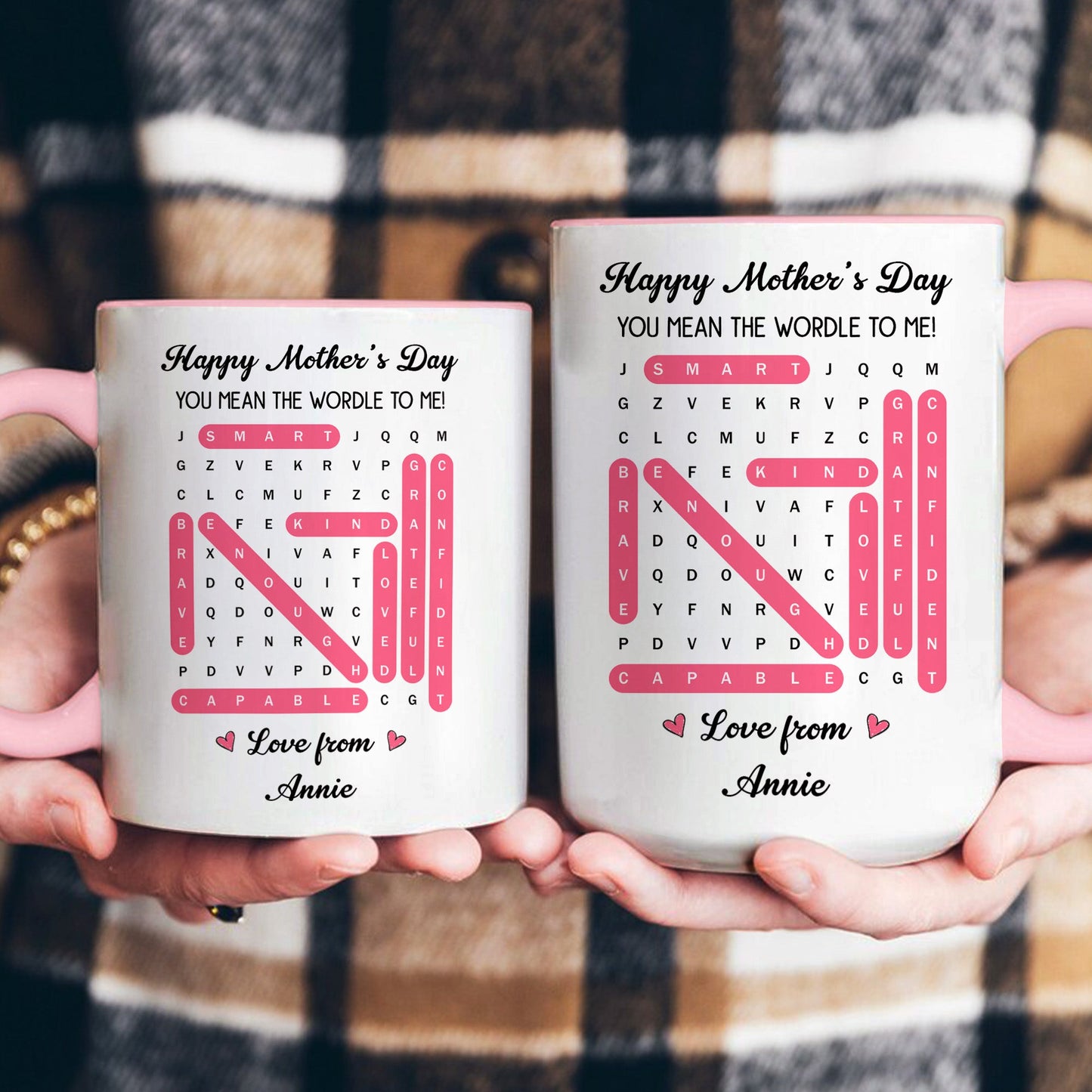 Mommy You Mean The Wordle To Us Word Search Game Gift Idea - Personalized Mug