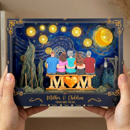 Mother & Daughters Forever Linked Together Mother's Day Gift - Personalized DIY Book Nook Kit