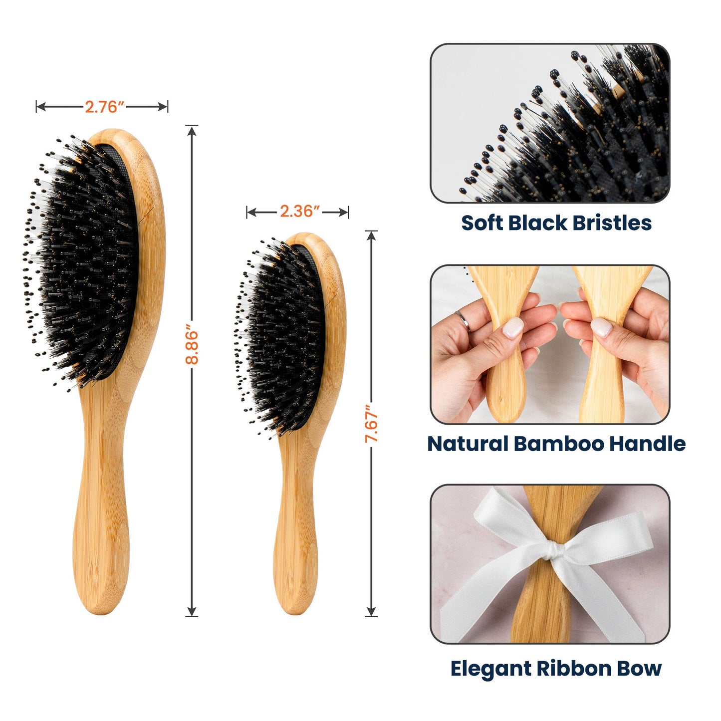 Mother & Daughters Forever Linked Together Mother's Day Gift - Personalized Hair Brush