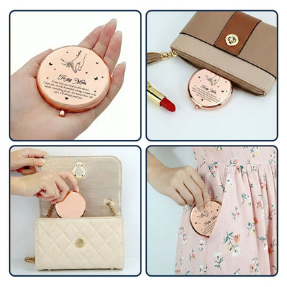 Mother's Day Gifts Every Time You Look In This Mirror Reminder For Mom - Personalized Compact Mirror