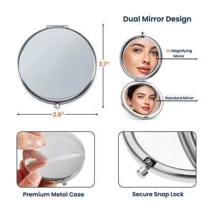 Mother's Day Gifts Every Time You Look In This Mirror Reminder For Mom - Personalized Compact Mirror
