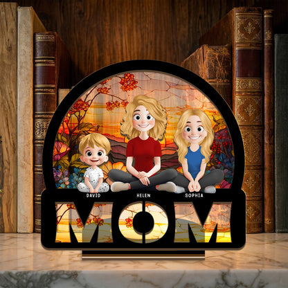 Mother's Day Gift For Mom, Mum, Wife - Personalized Wooden Plaque