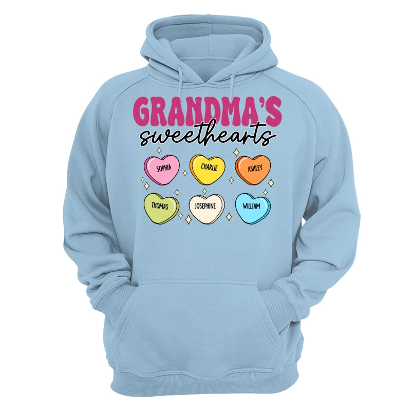 Grandma‘s Sweethearts Valentine’s Day For Grandma Mom Personalized Shirt