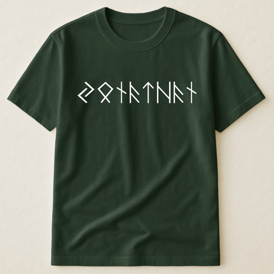 Father's Day Gifts, Name In Runes Viking - Personalized Shirt
