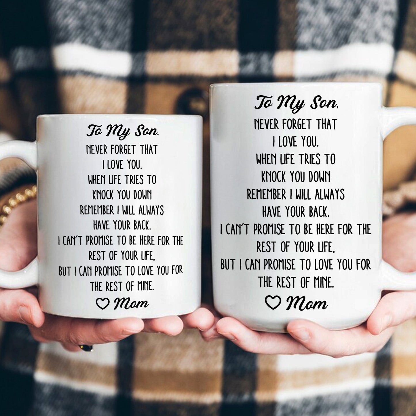 Never Forget That I Love You Gift For Son Daughter - Personalized Mug