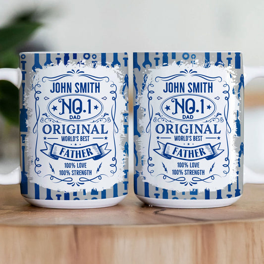 Father's Day Gifts, No.1 Dad - Personalized Mug