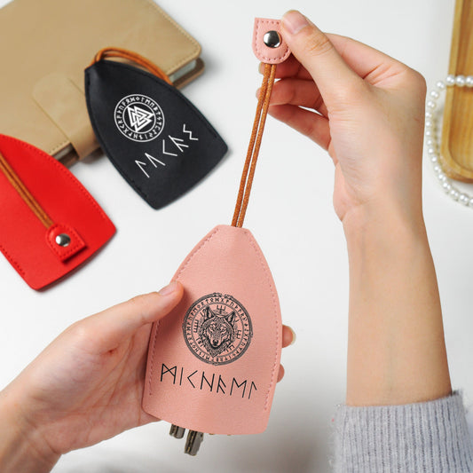 Norse Mythology, Name In Viking Runes - Personalized Keychain