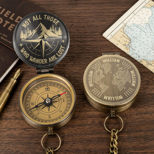 Not All Those Who Wander Are Lost - Personalized Compass
