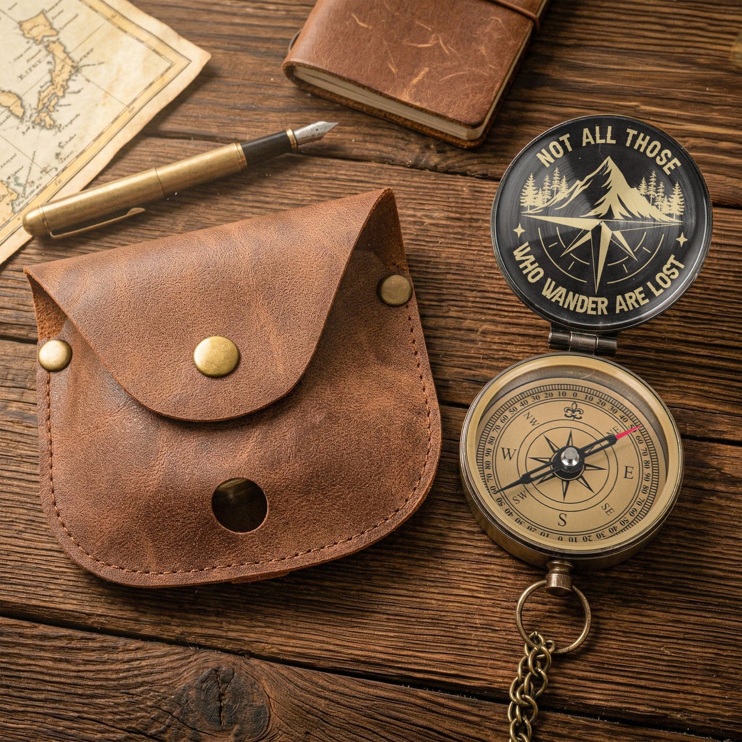 Not All Those Who Wander Are Lost - Personalized Compass