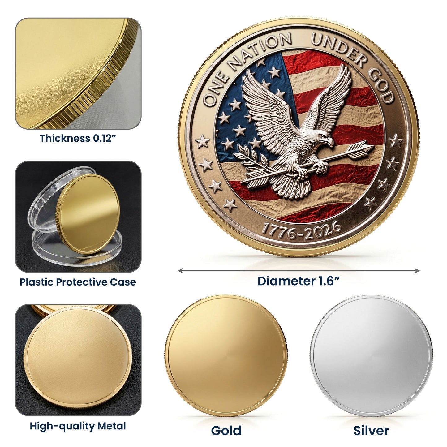 One Nation Under God - Coin