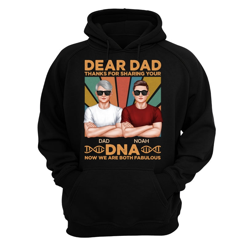 Dad Thanks For Sharing Your DNA Funny Father‘s Day Gift Personalized Shirt
