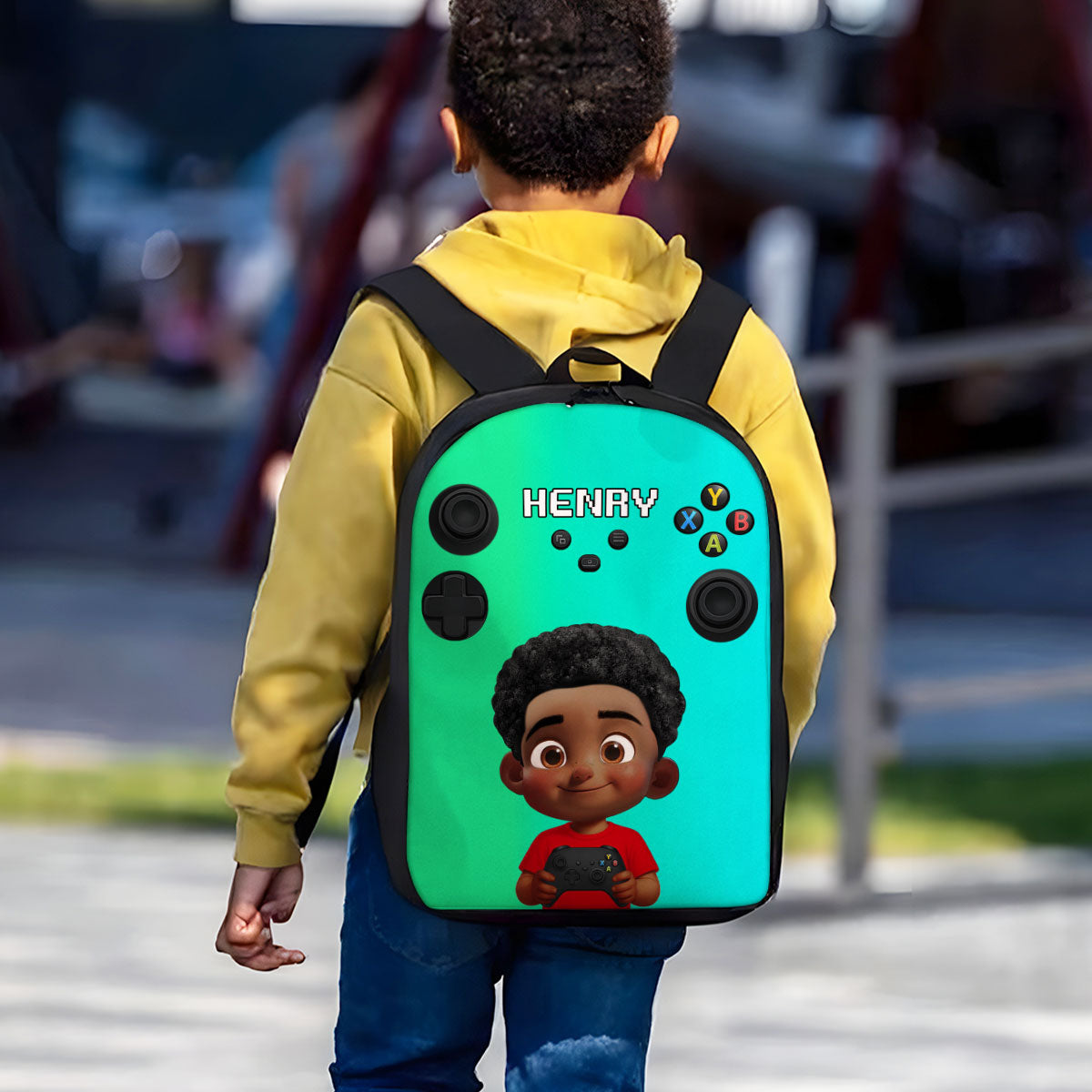 Gamer Design for Boys Girls - Personalized Backpack