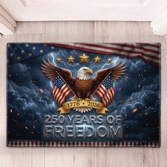 Patriotic 250 Years Of Freedom - Doormat