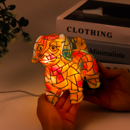 Personalized Dachshund Lamp